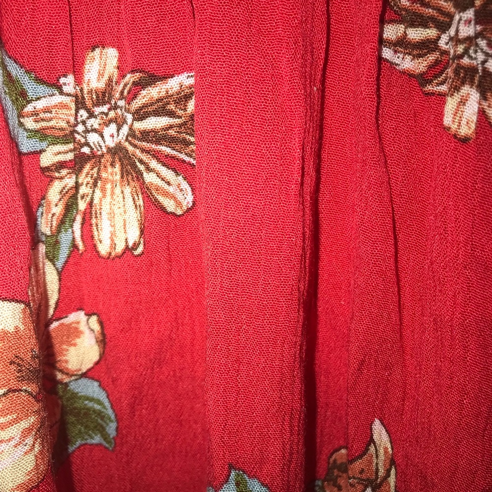 Floral Back Out Dress